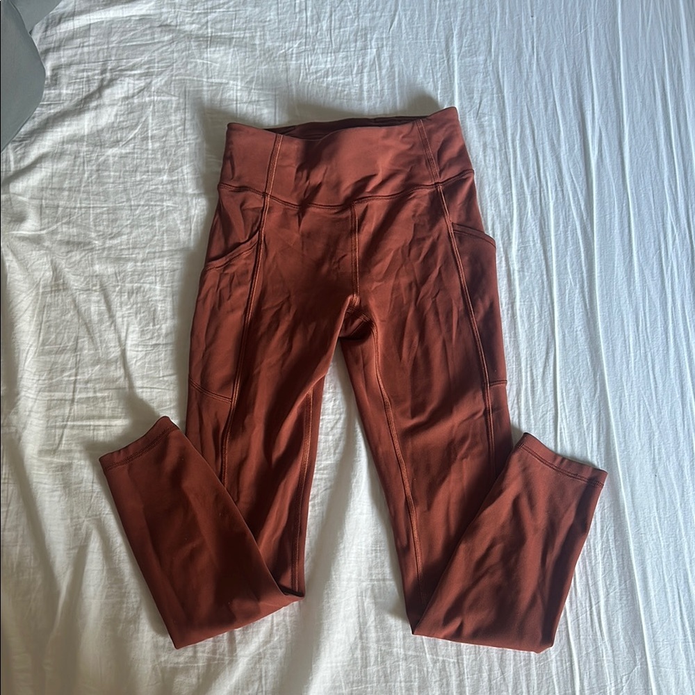 lululemon athletica Rust Leggings